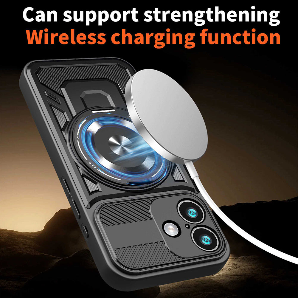 Custodia per Apple iPhone 17, Techsuit, RuggedCam, Viola