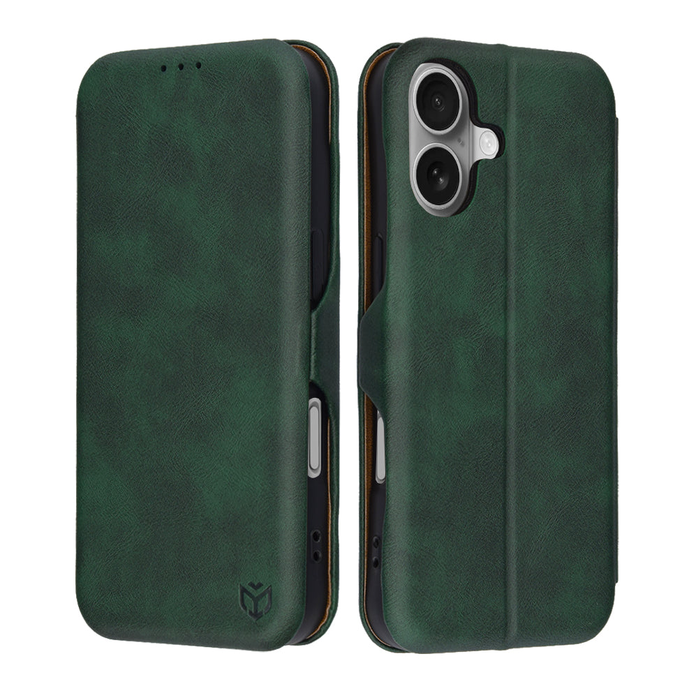 Custodia per Apple iPhone 17, Techsuit, Safe Wallet Plus, Verde