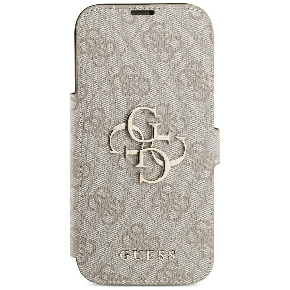 Hülle für Apple iPhone 18 Pro / 17 Pro, Guess, 4G Metall-Logo, Rosa