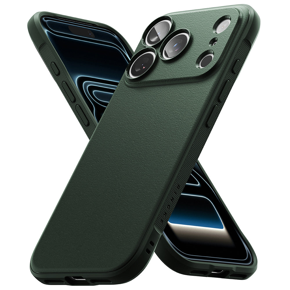 Custodia per Apple iPhone 18 Pro / 17 Pro, Ringke, Onyx, Verde Scuro