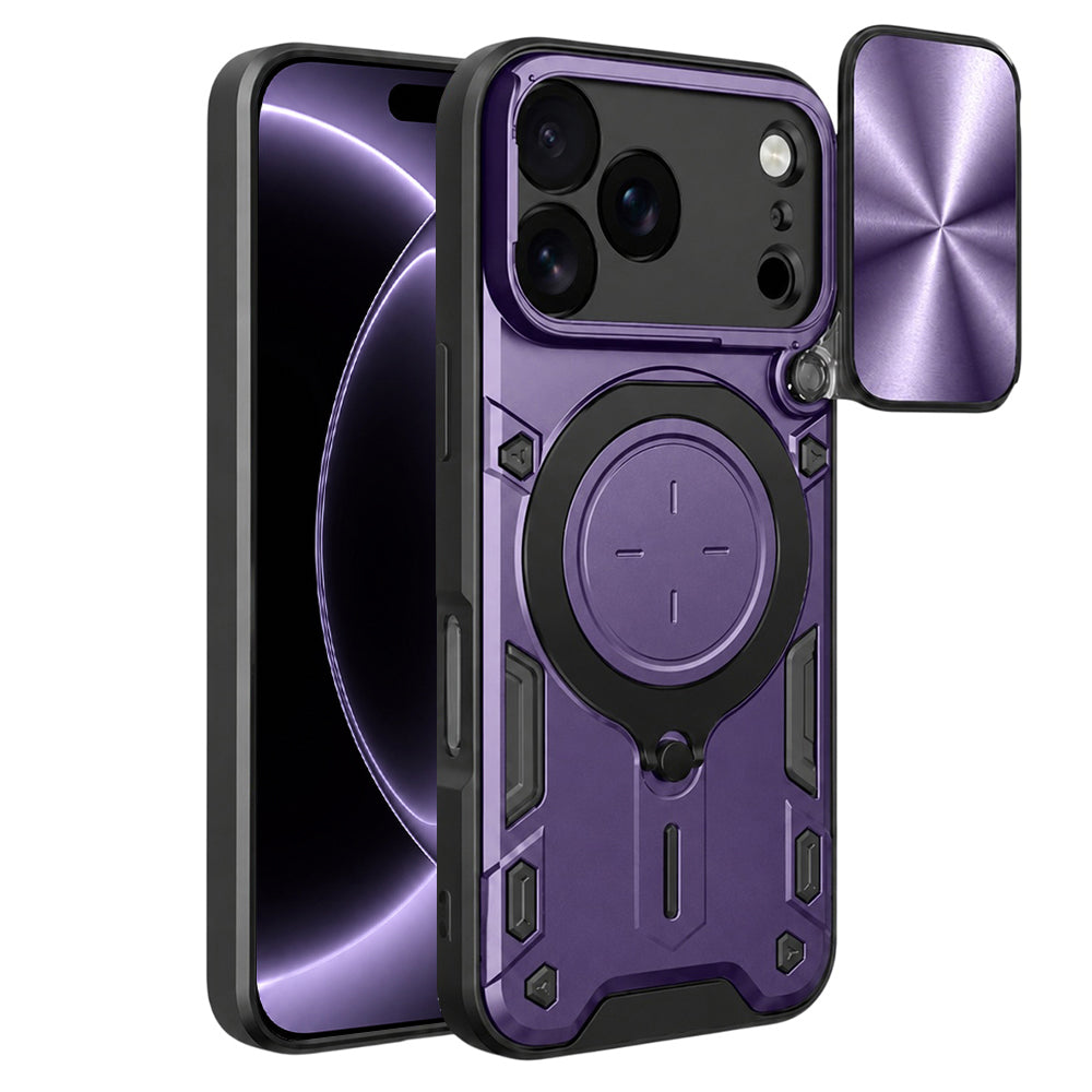 Custodia per Apple iPhone 18 Pro / 17 Pro, Techsuit, CamGuard Pro, Viola