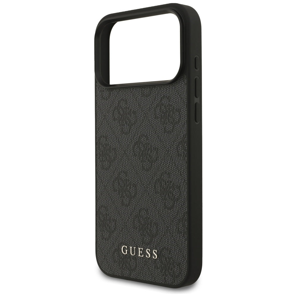 Coque pour Apple iPhone 18 Pro Max / 17 Pro Max, Guess, Logo Classique 4G, Noire