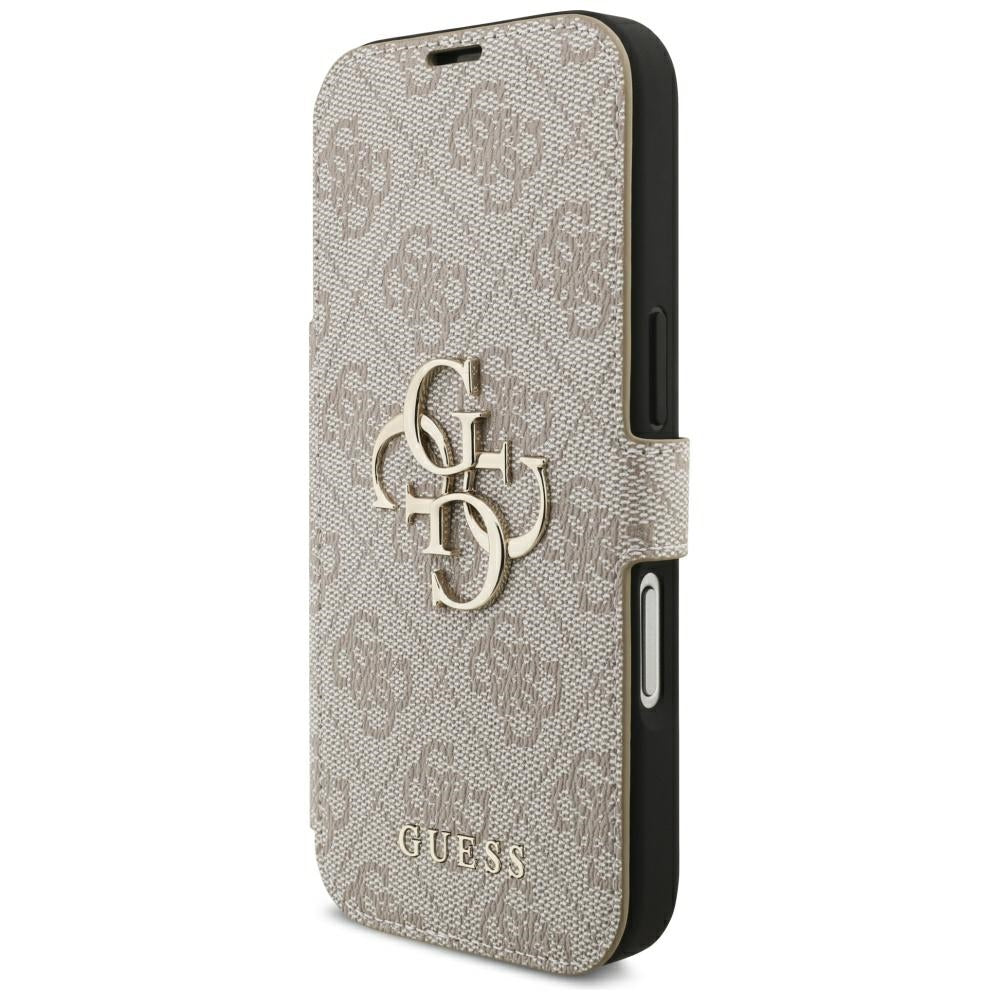 Custodia per Apple iPhone 18 Pro Max / 17 Pro Max, Guess, Logo Metallico 4G, Rosa