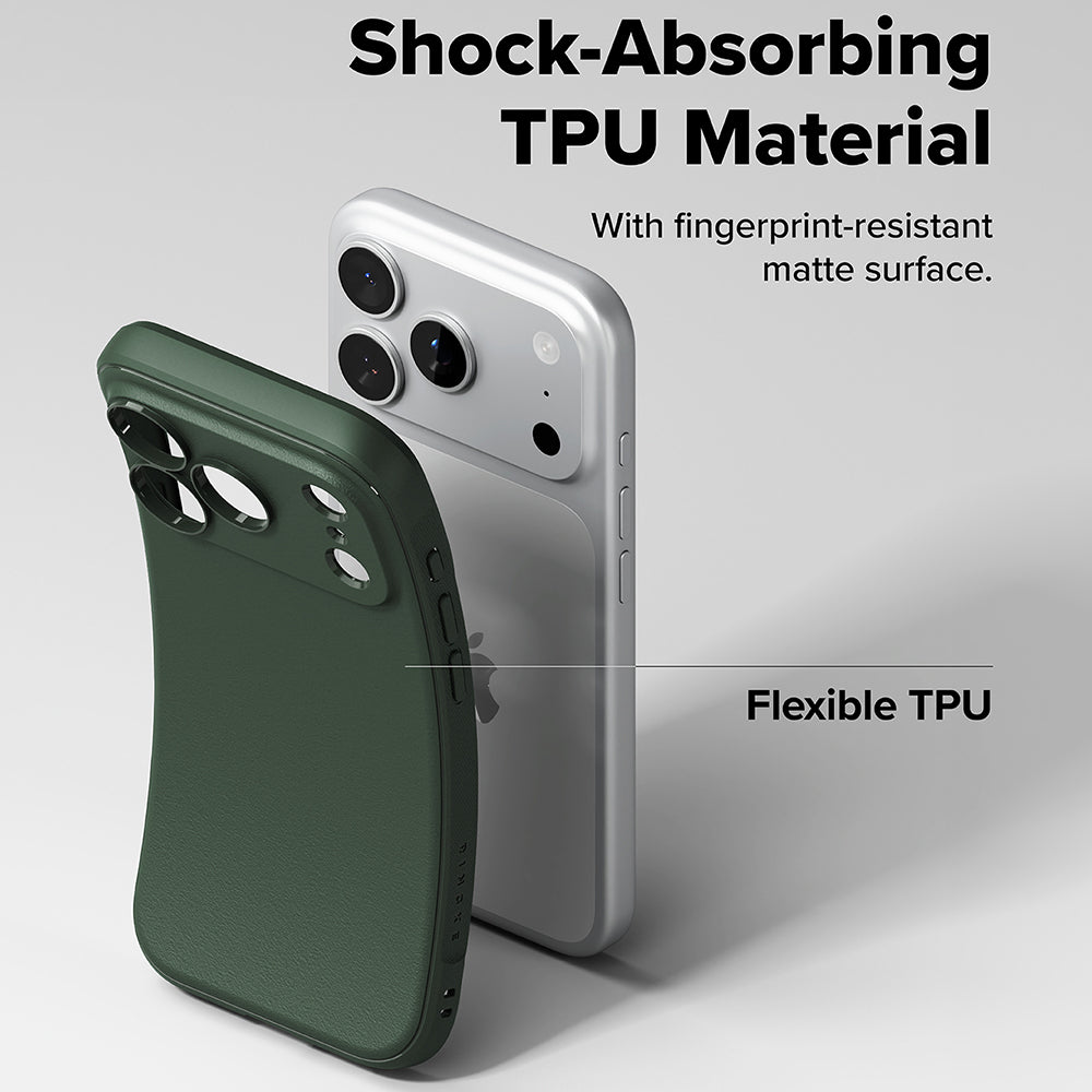 Coque pour Apple iPhone 18 Pro Max / 17 Pro Max, Ringke, Onyx, Vert Foncé