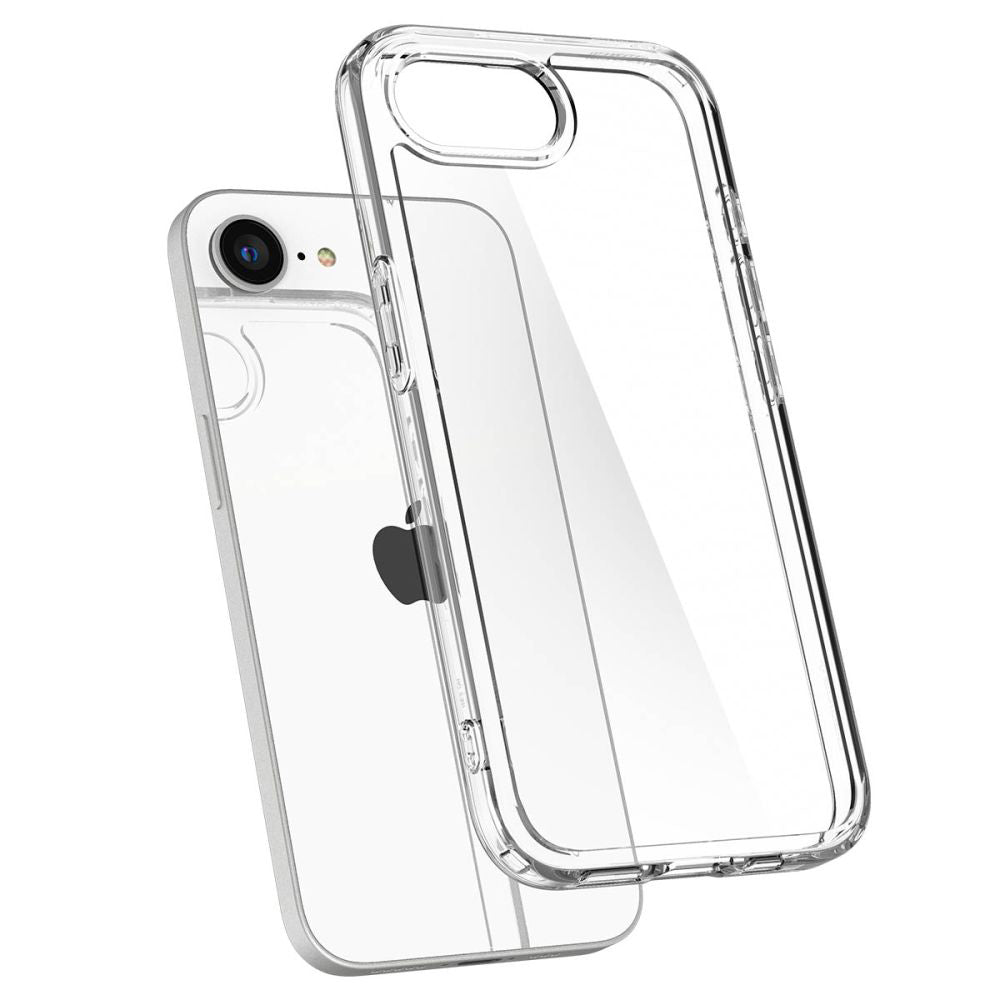 Custodia per Apple iPhone 16e, Spigen, Crystal Hybrid, Trasparente