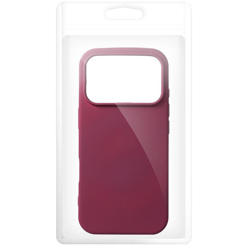 Custodia per Apple iPhone 18 Pro Max / 17 Pro Max, OEM, silicone, bordeaux