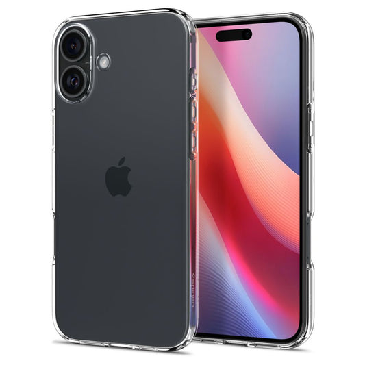 Custodia per Apple iPhone 16, Spigen, a cristalli liquidi, trasparente ACS08190