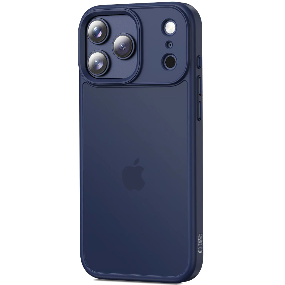 Custodia per Apple iPhone 17 Pro, Tech-Protect, Magmat, Blu Opaco