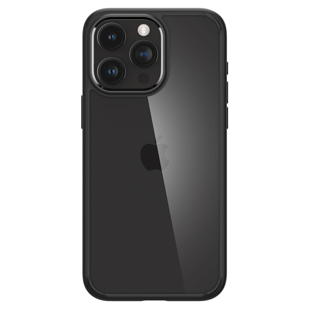 Custodia per Apple iPhone 15 Pro Max, Spigen, Ultra Hybrid, Nera Opaca ACS06570