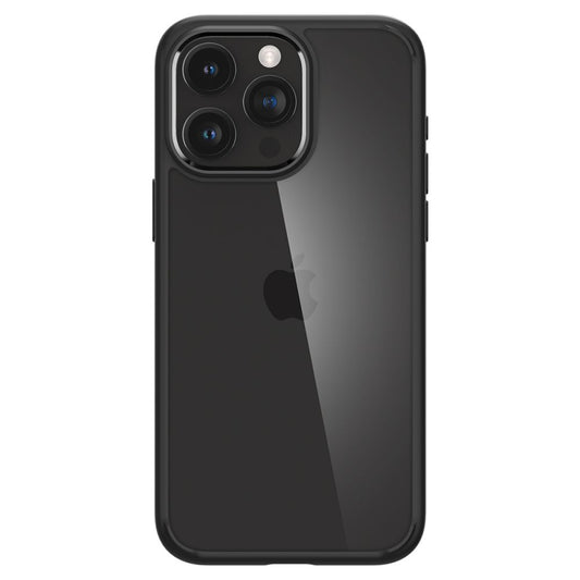 Custodia per Apple iPhone 15 Pro Max, Spigen, Ultra Hybrid, Nera Opaca ACS06570