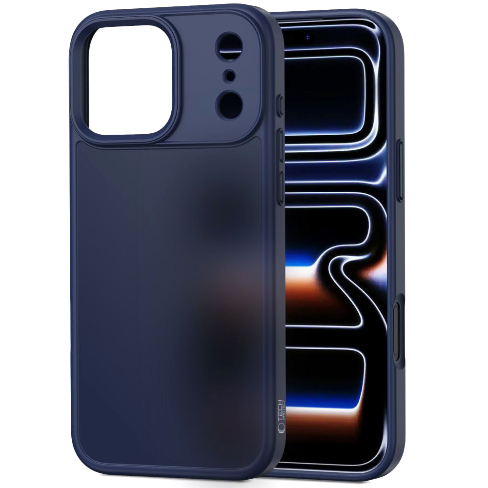 Custodia per Apple iPhone 17 Pro Max, Tech-Protect, Magmat, Blu Opaco