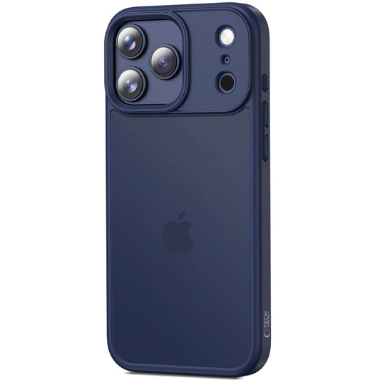 Étui pour Apple iPhone 17 Pro Max, Tech-Protect, Magmat, Bleu Marine Mat