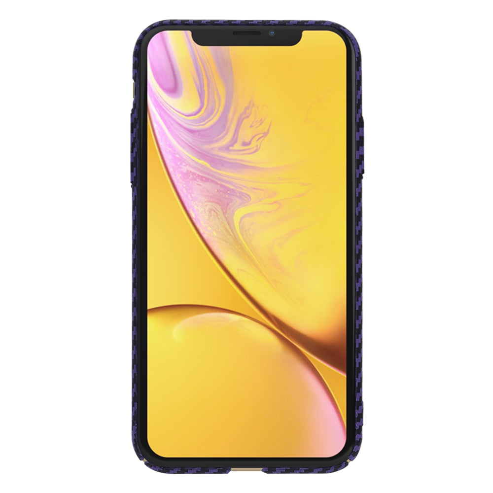 Coque pour Apple iPhone XR, Techsuit, Carbonite FiberShell, Violet