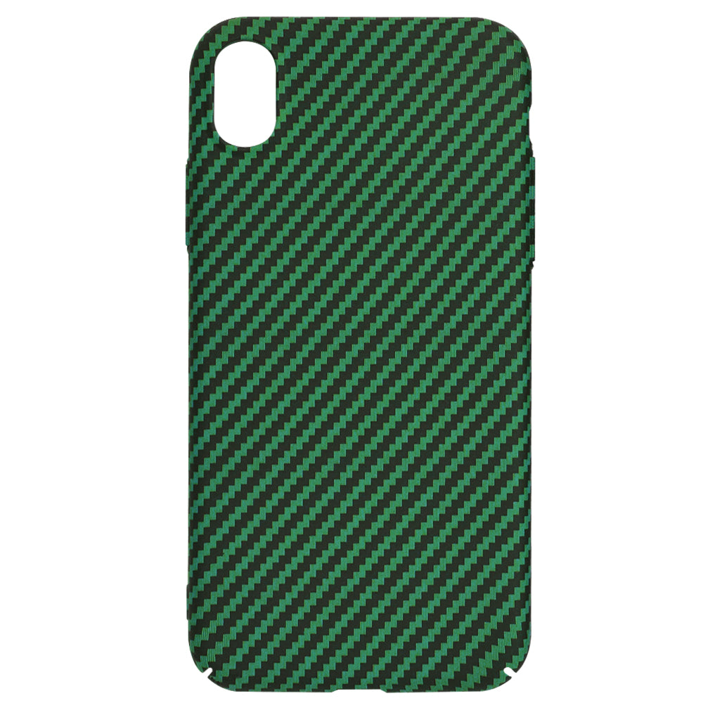 Coque pour Apple iPhone XR, Techsuit, Carbonite FiberShell, Vert