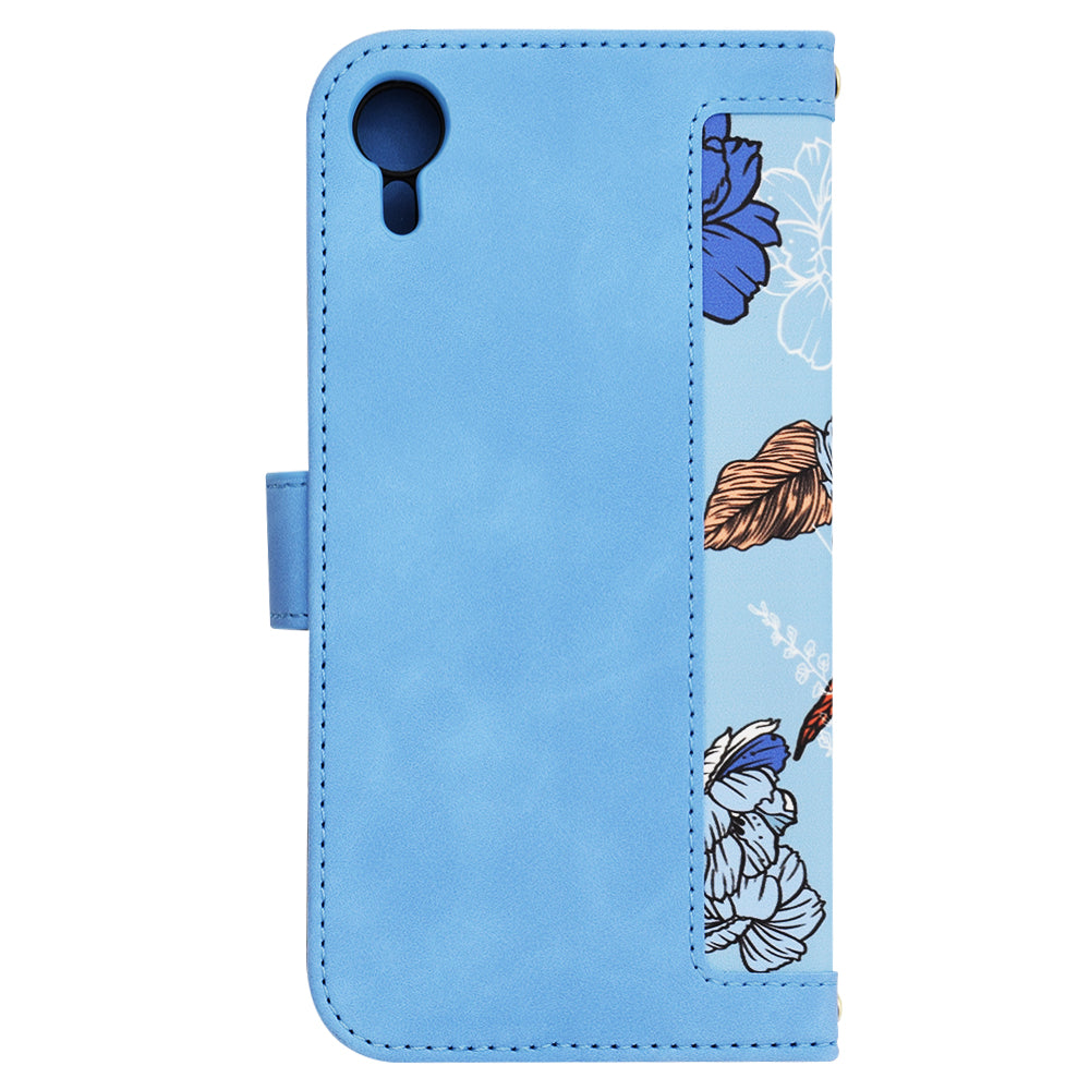 Custodia per Apple iPhone XR, Techsuit, FlipCraft, Blu