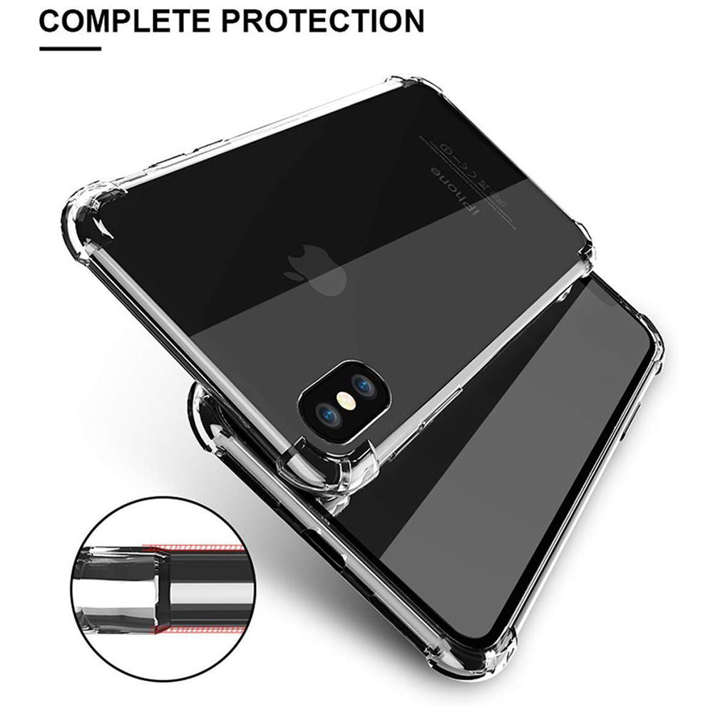 Coque pour Apple iPhone XS Max, Techsuit, Shockproof Clear, Transparente