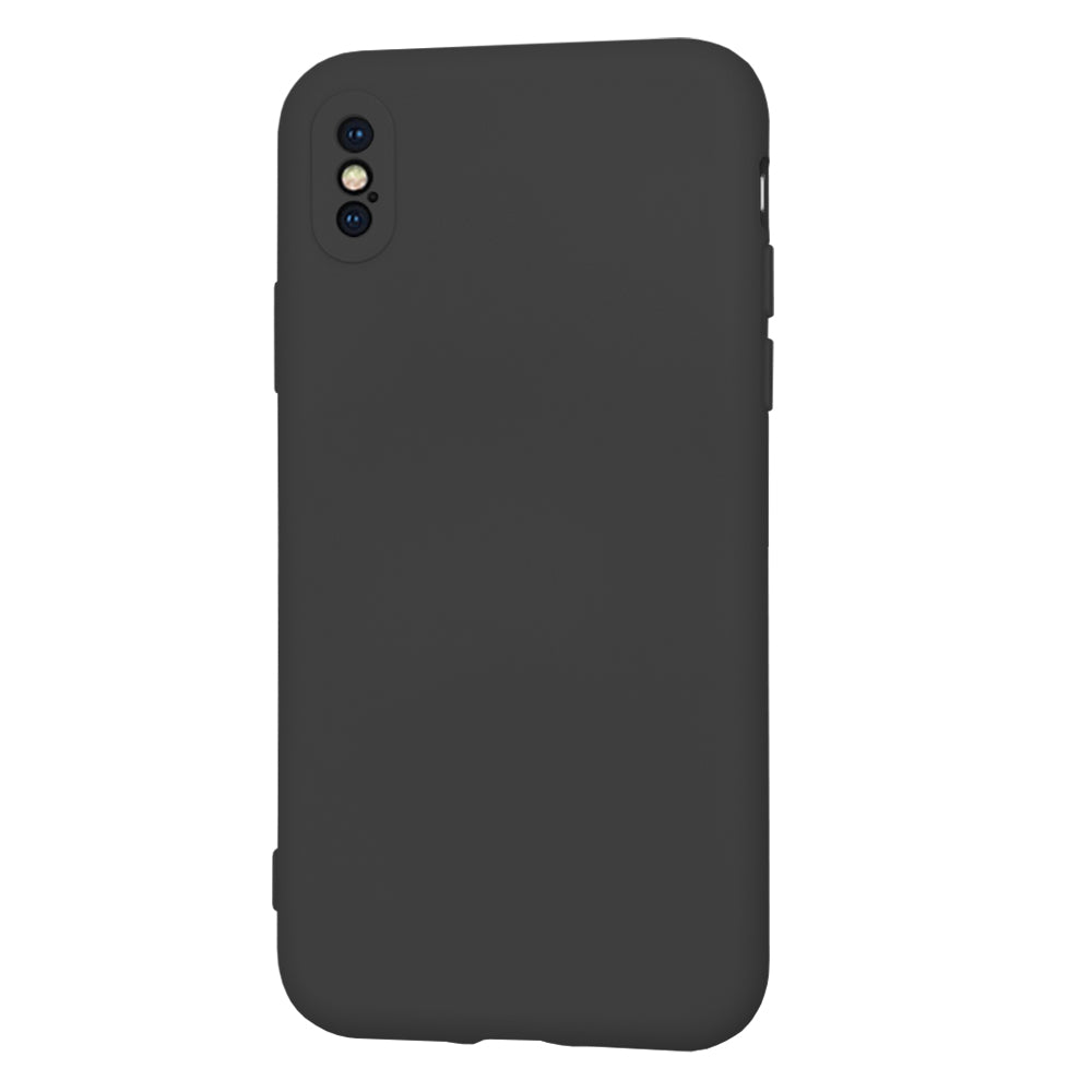 Custodia per Apple iPhone XS / X, Techsuit, SoftFlex, Nera
