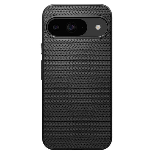 Gehäuse für Google Pixel 9/9 Pro, Spigen, Liquid Air Matte, Schwarz ACS07682