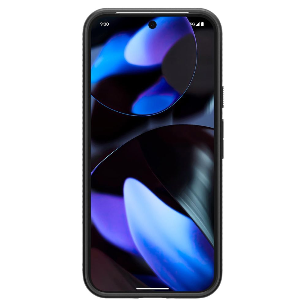 Custodia per Google Pixel 9/9 Pro, Spigen, Liquid Air Matte, Nero ACS07682
