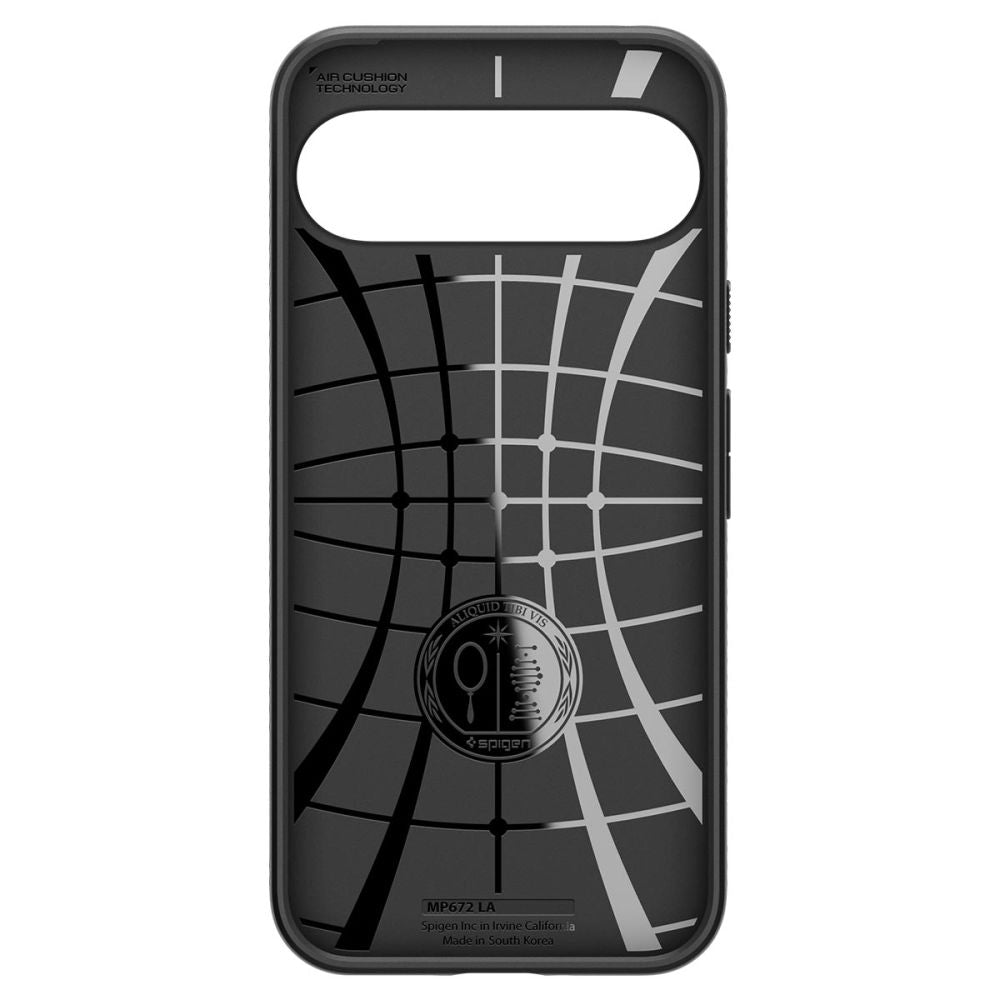Custodia per Google Pixel 9/9 Pro, Spigen, Liquid Air Matte, Nero ACS07682
