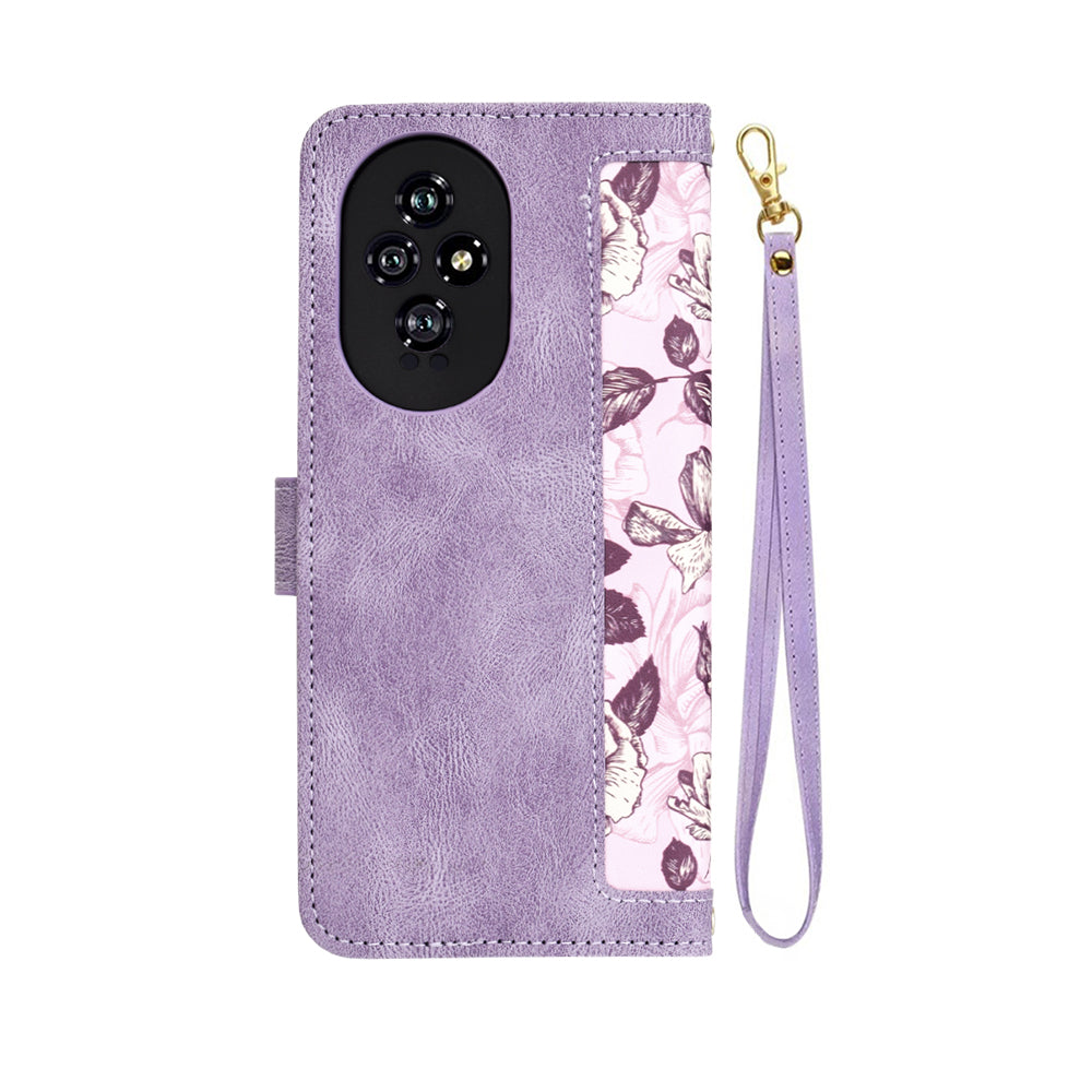 Coque pour Honor 200, Techsuit, FlipCraft, Violet