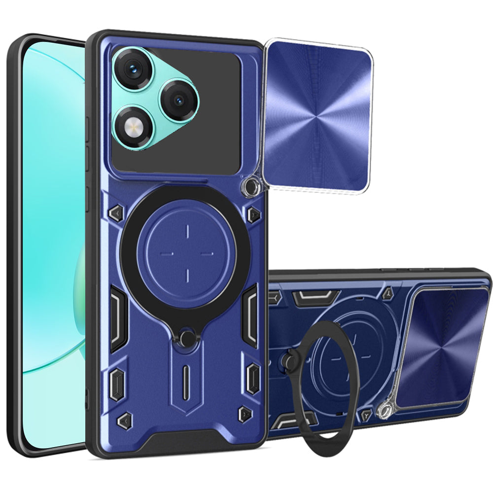 Custodia per Honor 400 Lite, Techsuit, CamGuard Pro, Blu
