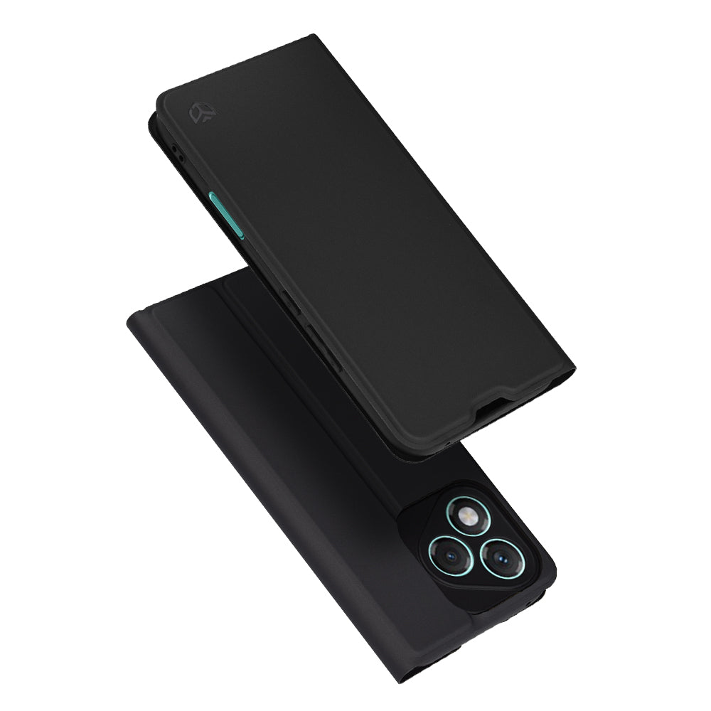 Custodia per Honor 400 Lite, Techsuit, Magskin Book, Nera