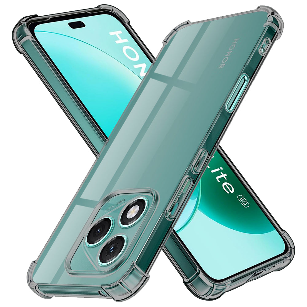Custodia per Honor 400 Lite, Techsuit, Shockproof Clear, Fumè