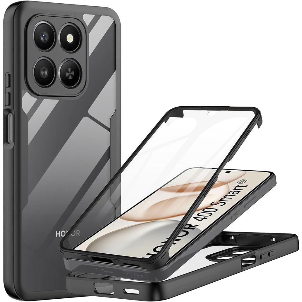 Étui pour Honor 400 Smart 4G / X7d 4G / 400 Smart 5G, Techsuit, ColorVerse 360, Noir