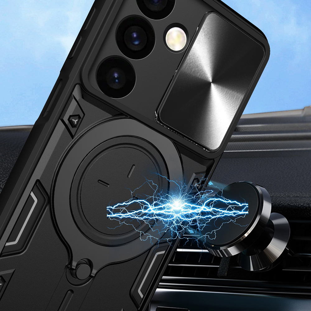 Coque pour Honor 400, Techsuit, CamGuard Pro, Noire
