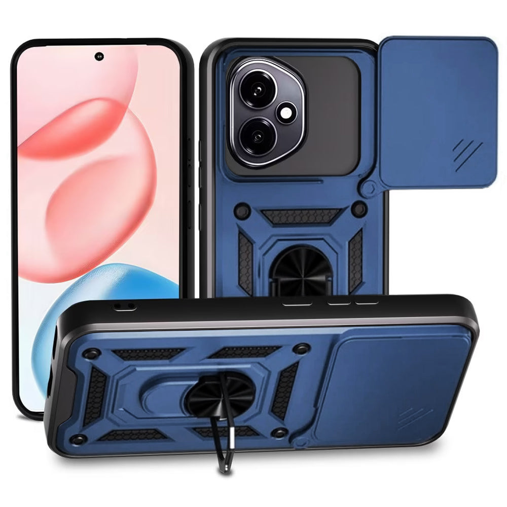 Custodia per Honor 400, Techsuit, CamShield, Blu