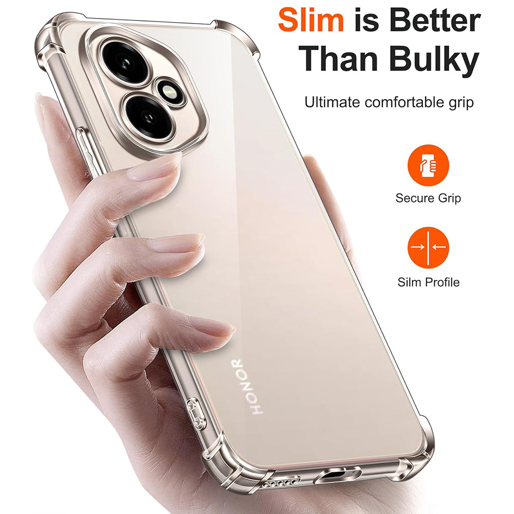 Custodia per Honor 400, Techsuit, Shockproof Clear, Trasparente