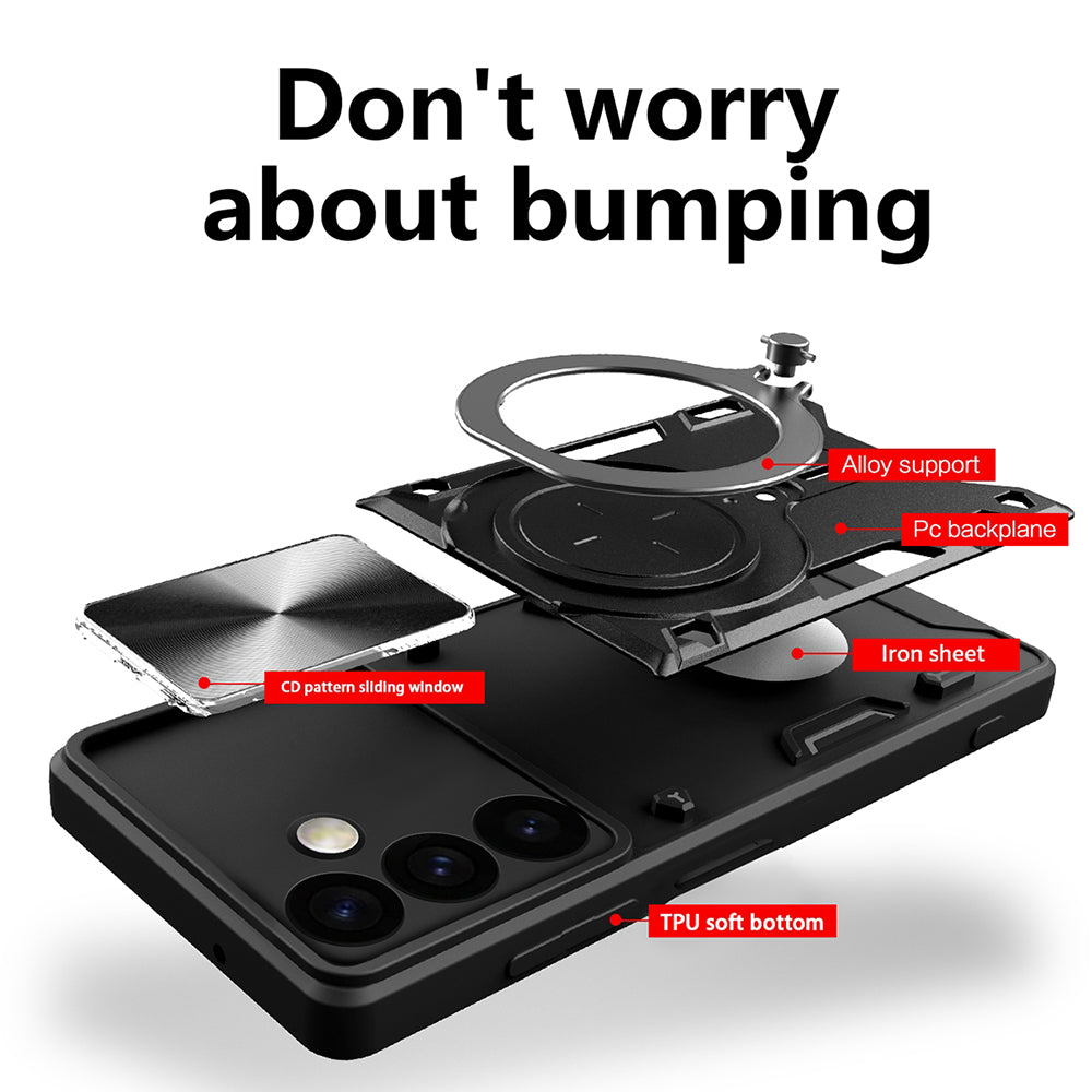 Custodia per Honor 600 Lite, Techsuit, CamGuard Pro, Viola