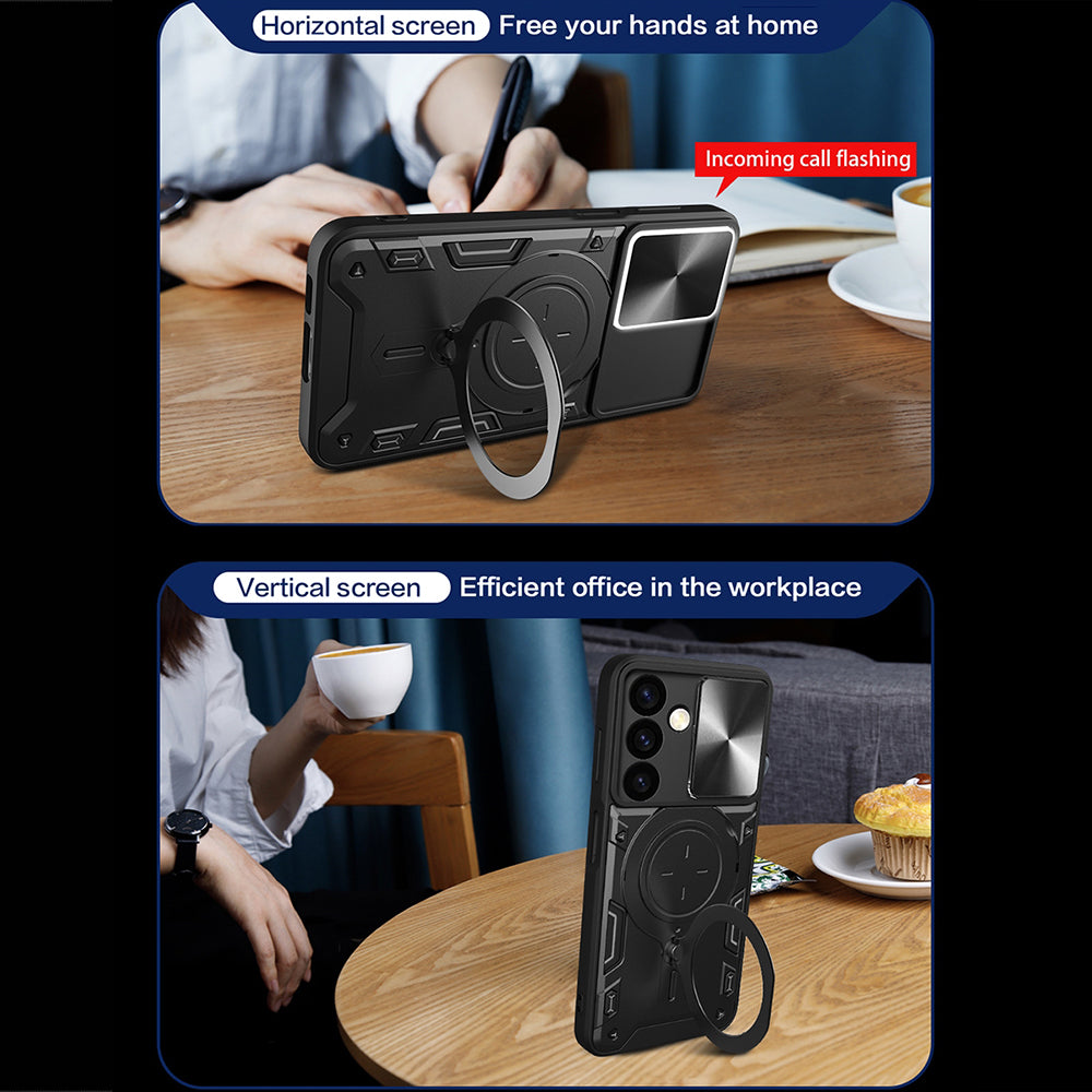 Custodia per Honor 600 Lite, Techsuit, CamGuard Pro, Viola