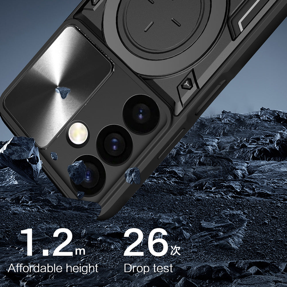 Custodia per Honor 600 Lite, Techsuit, CamGuard Pro, Viola