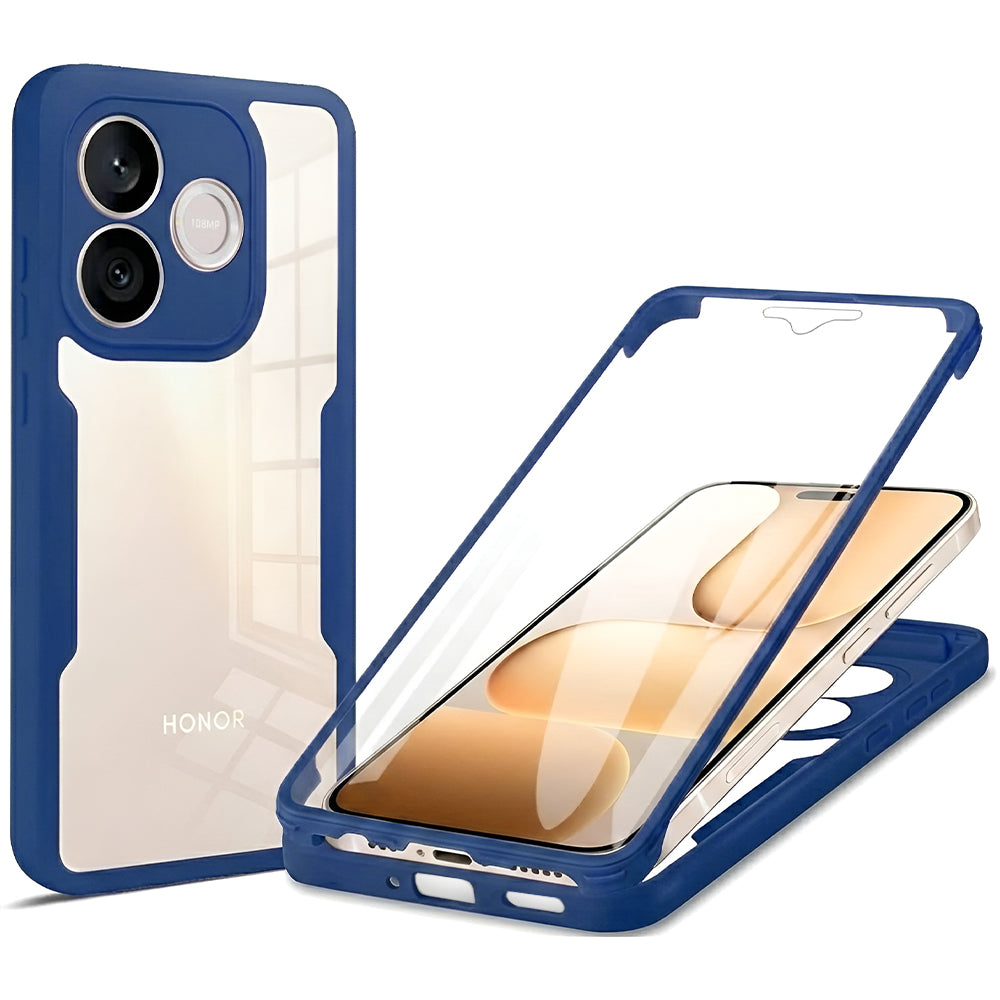 Custodia per Honor 600 Lite, Techsuit, ColorVerse 360, Blu
