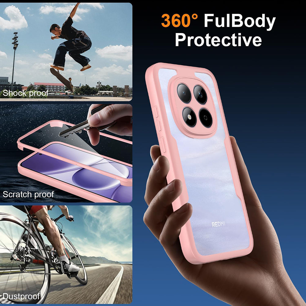 Custodia per Honor 600 Lite, Techsuit, ColorVerse 360, Rosa
