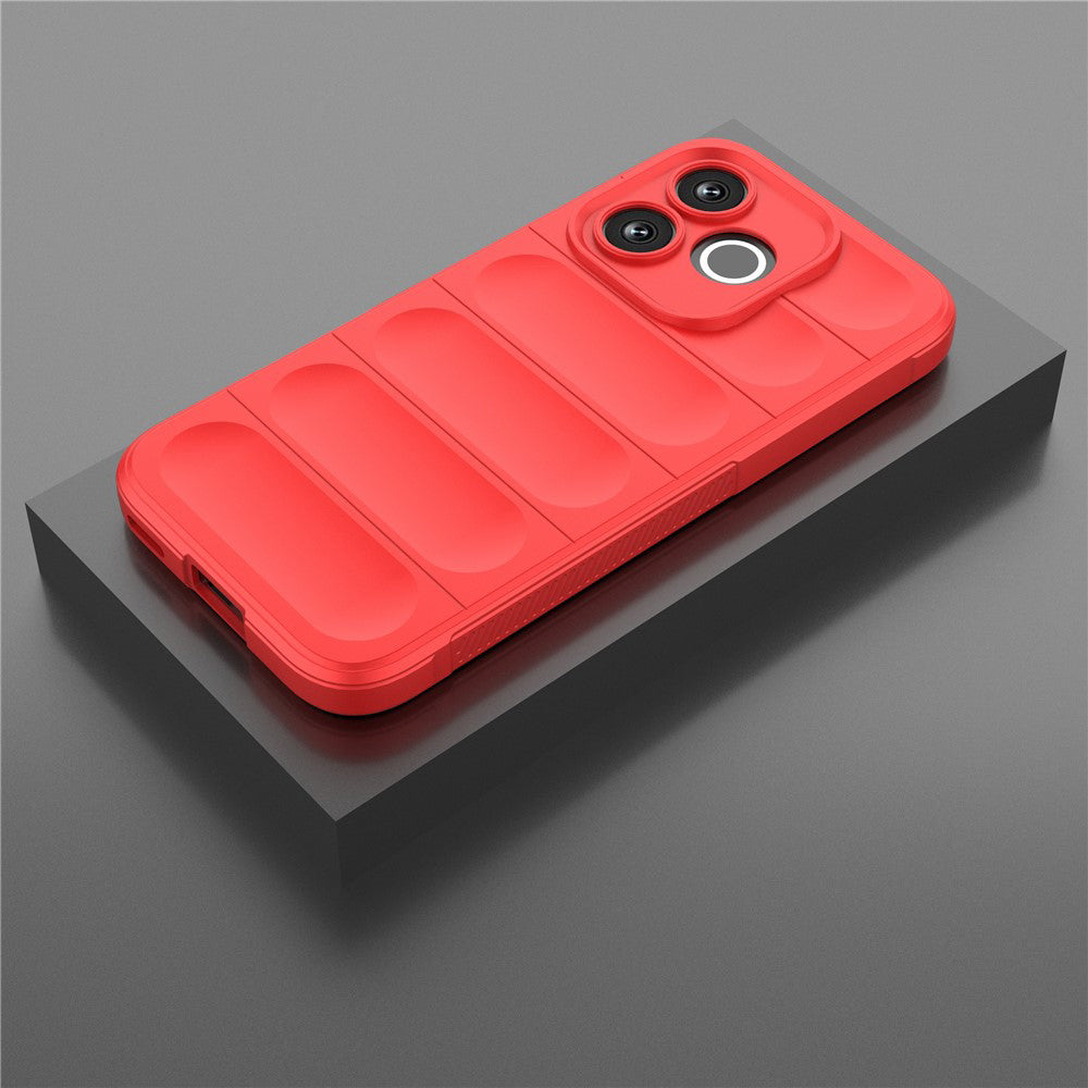 Custodia per Honor 600 Lite, Techsuit, Magic Shield, Rossa