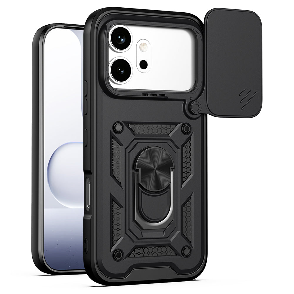 Custodia per Honor 600 Pro / 600, Techsuit, CamShield, Nera