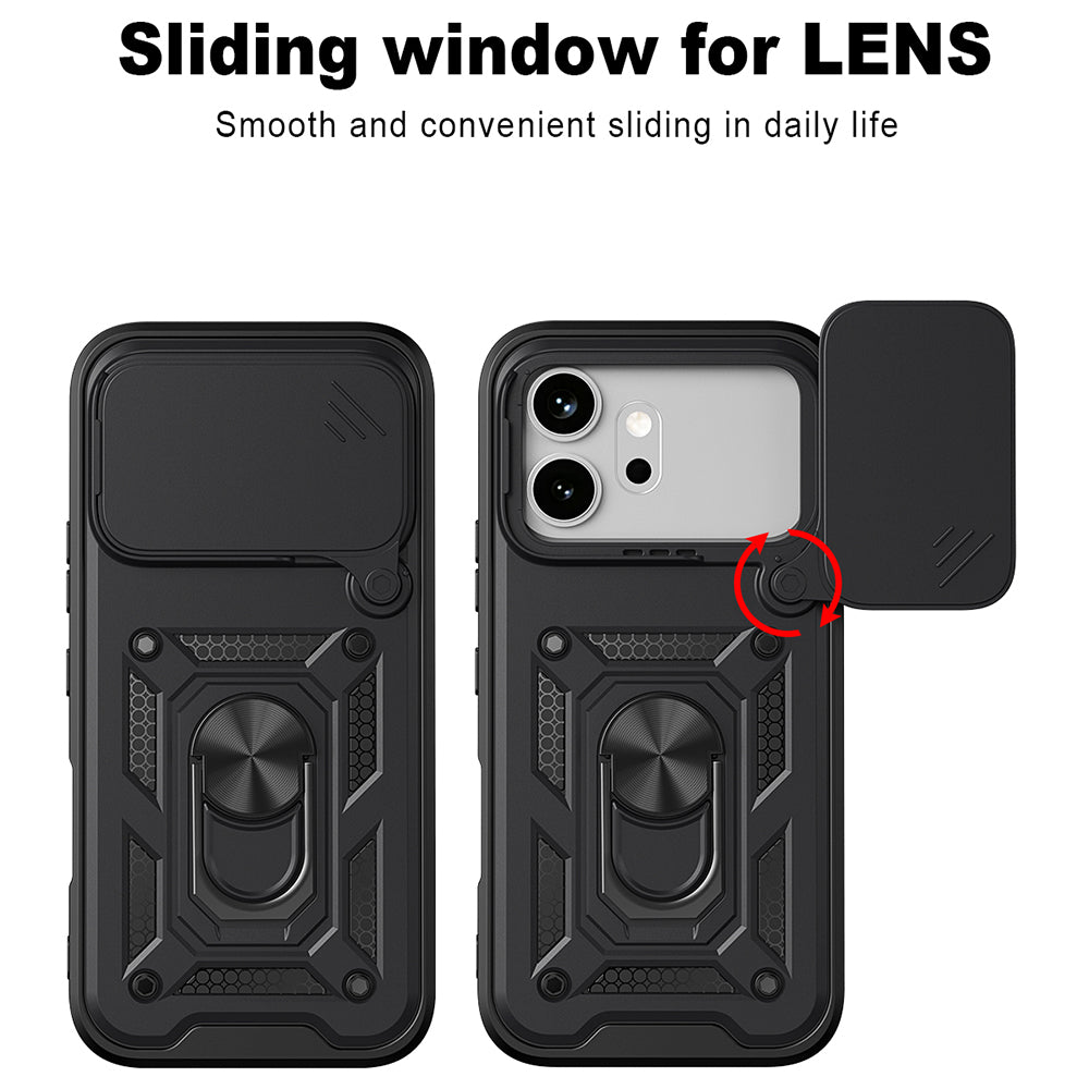 Custodia per Honor 600 Pro / 600, Techsuit, CamShield, Nera