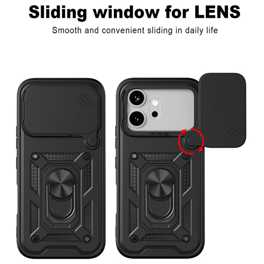 Custodia per Honor 600 Pro / 600, Techsuit, CamShield, Nera