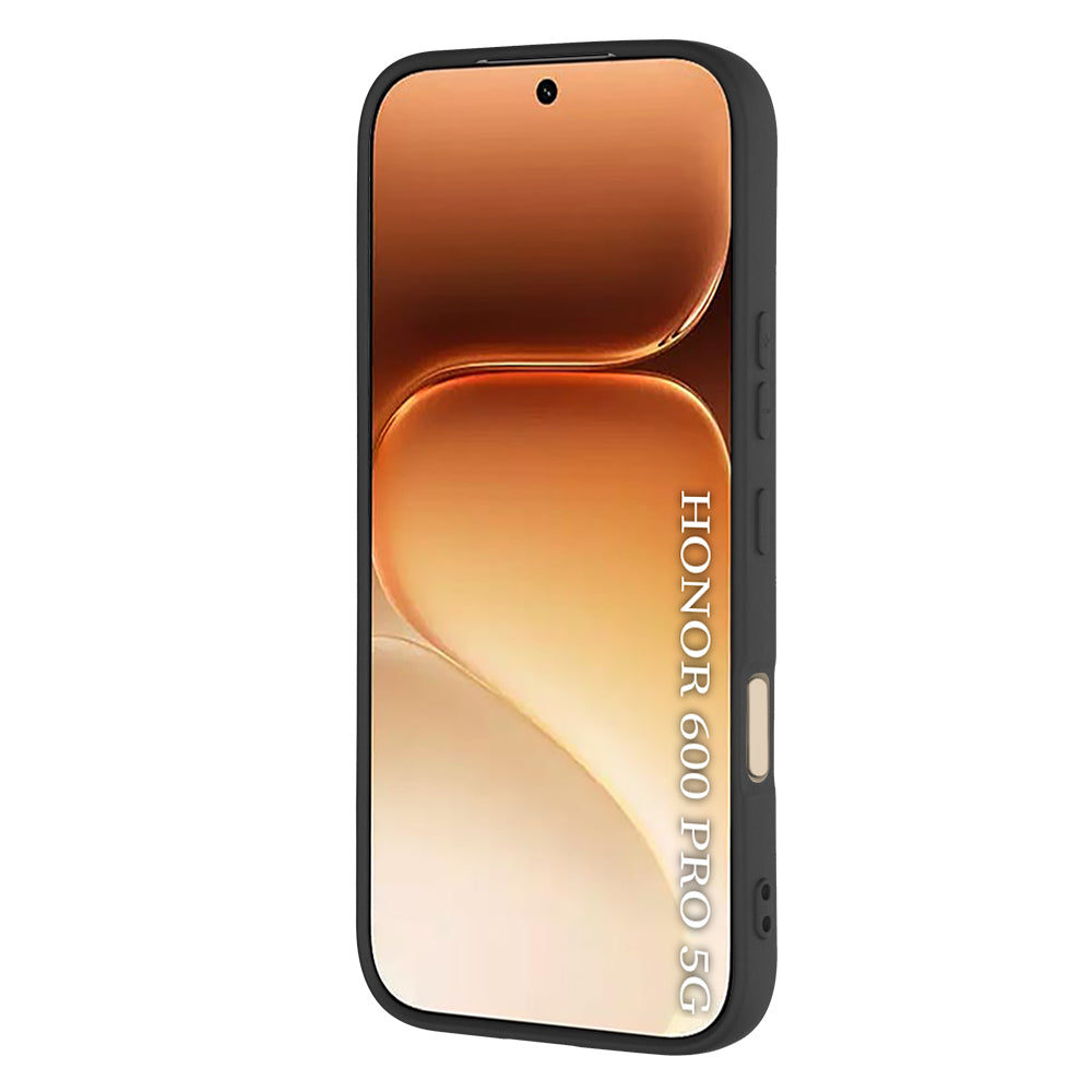Custodia per Honor 600 Pro, Techsuit, SoftFlex, Nera