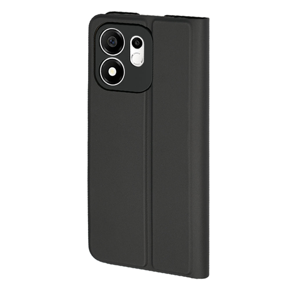 Custodia per Honor 600 Smart, Techsuit, Magskin Book Long Blitz Cutout, Nera