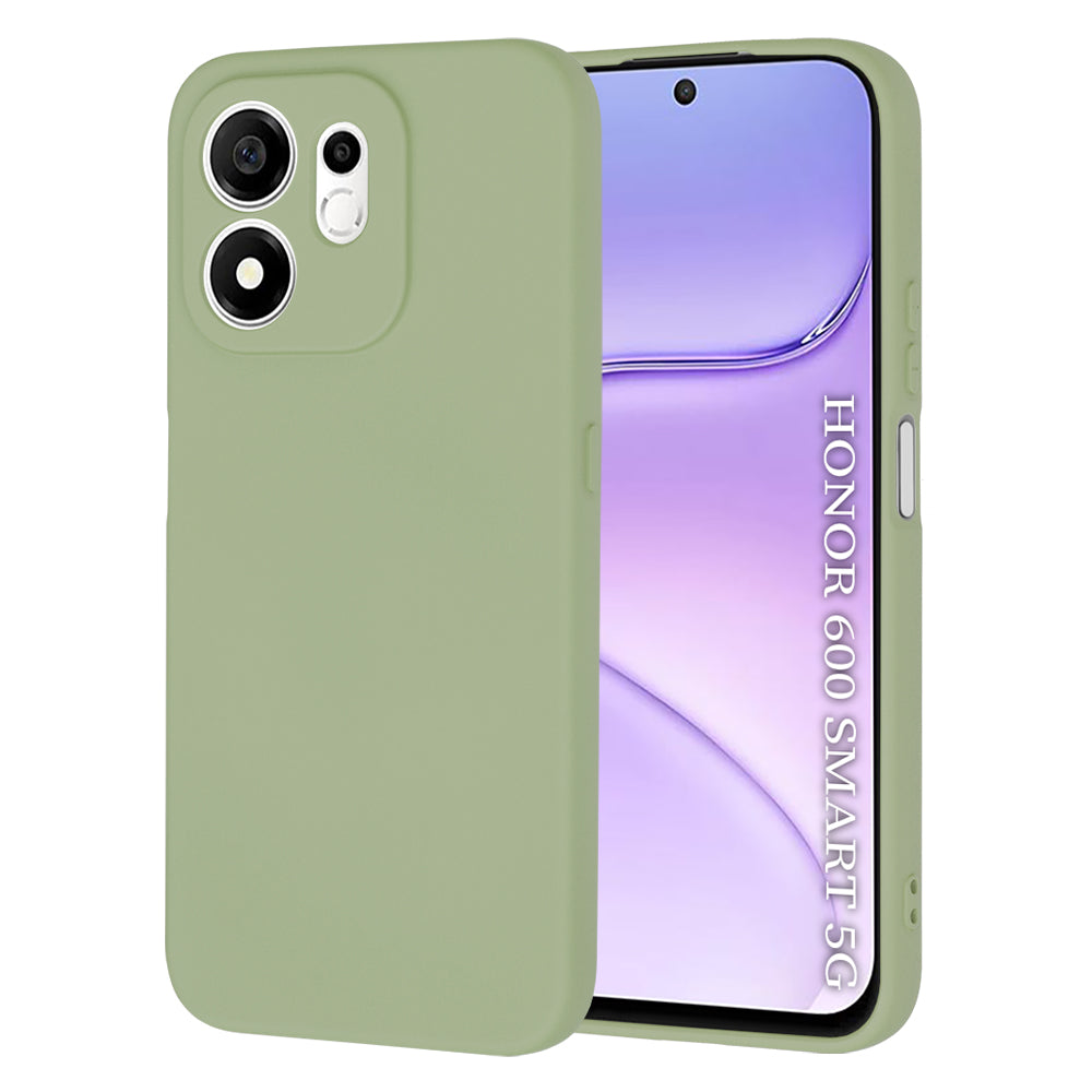 Custodia per Honor 600 Smart, Techsuit, SoftFlex, Matcha
