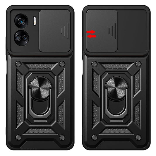 Hülle für Honor 90 Lite, Techsuit, CamShield, Schwarz
