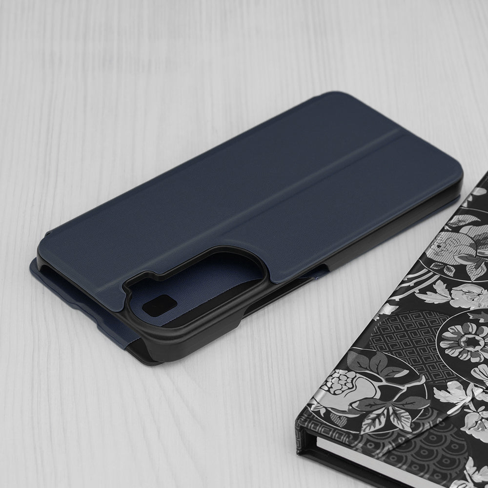 Hülle für Honor 90 Lite, Techsuit, eFold, Dunkelblau