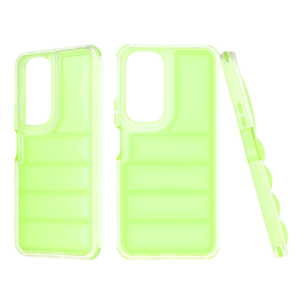 Custodia per Honor 90 Lite, Techsuit, Wave Shield, Verde