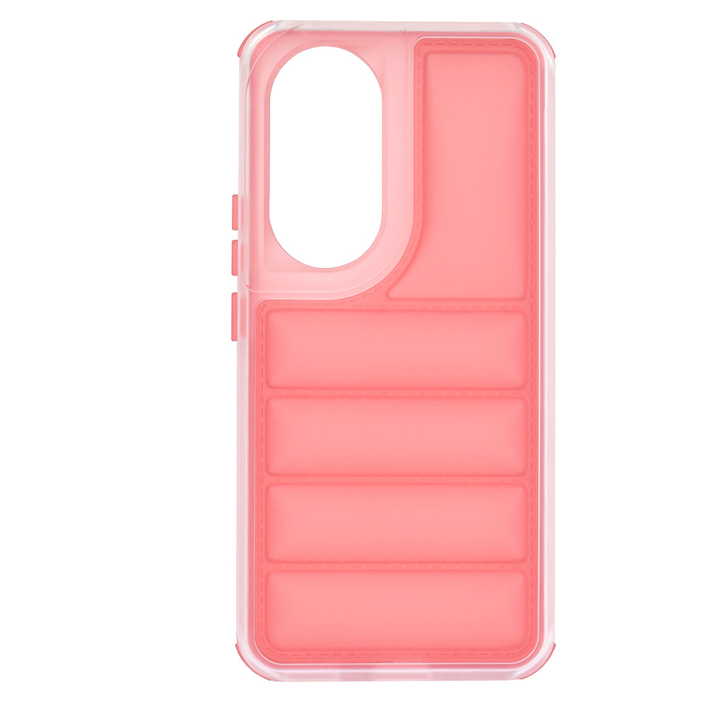 Custodia per Honor 90, Techsuit, Wave Shield, Rossa