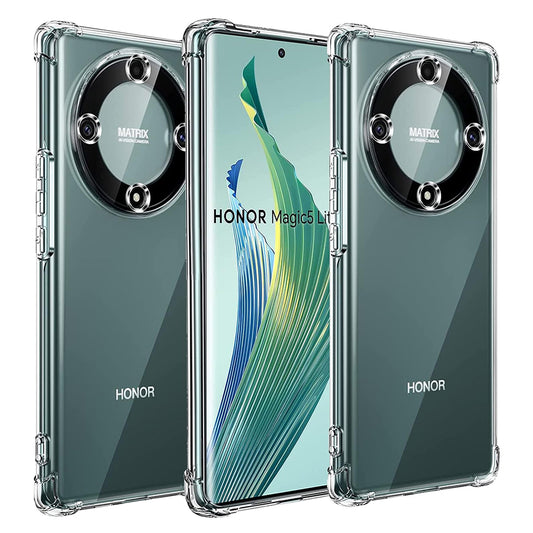 Hülle für Honor Magic5 Lite, Techsuit, stoßfest klar, transparent