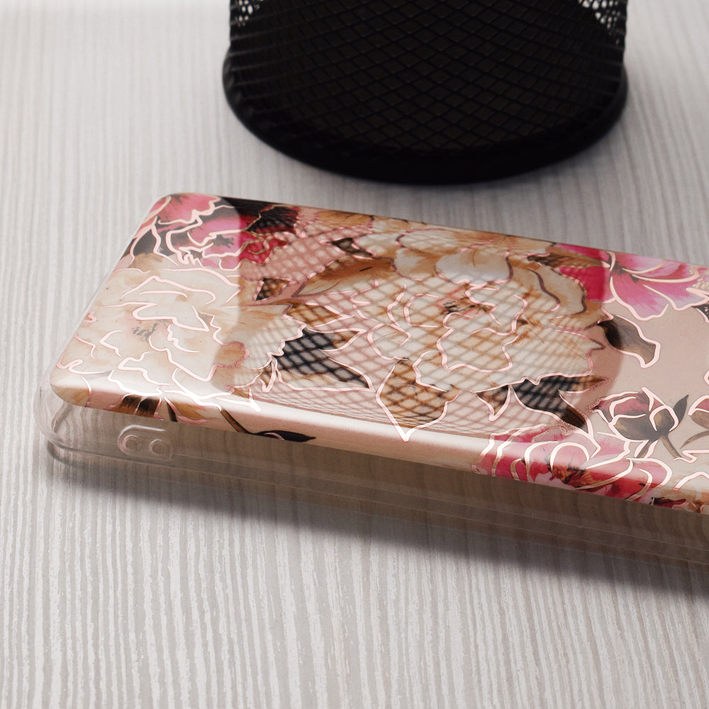 Custodia per Honor Magic6 Lite, Techsuit, Marble, Beige
